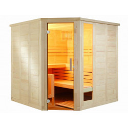 Sentiotec fínska sauna Komfort Corner Large 234x206x204cm