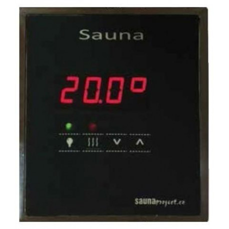 Saunaproject saunová regulácia Infra Chrom