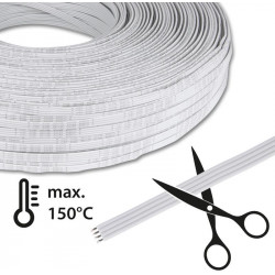 4-žilový plochý silikónový kábel AWG 22 4x0,35 mm2